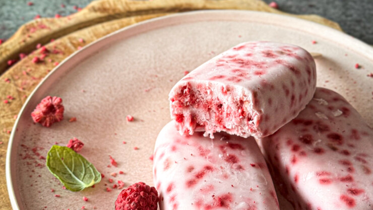 Jogurtowe lody owocowe